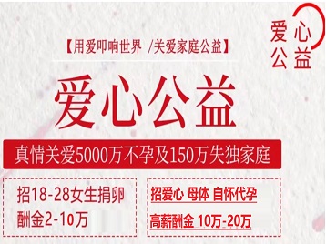 扬州市捐卵助孕生子 爱心志愿者招募